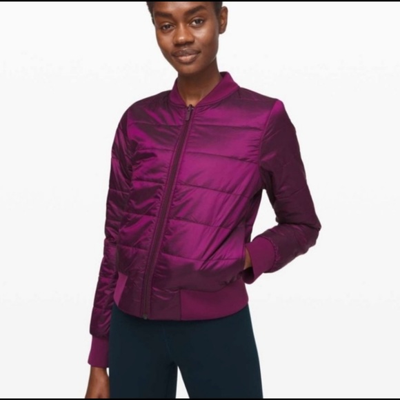 LULULEMON JACKET | Dusty Rose Bomber Size 4 - Picture 2 of 15